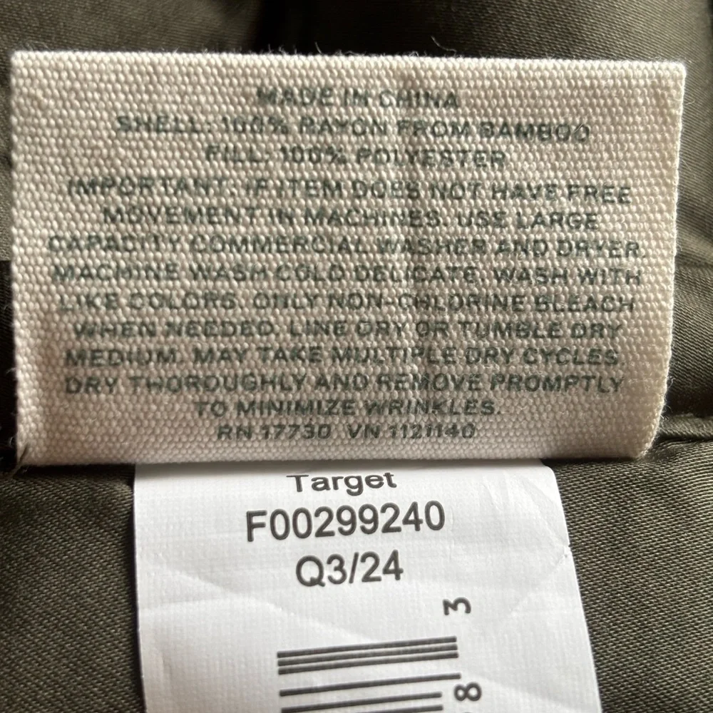 Casaluna Comforter Full/Queen Olive Green Heavy Weight